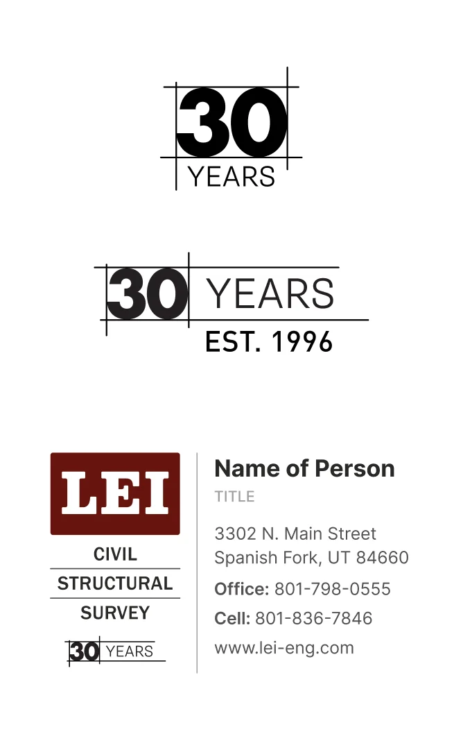 30-year anniversary mark